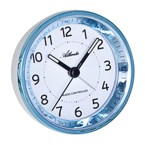 Atlanta 1858/5 blue radio controlled alarm clock