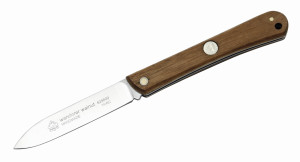 PUMA watch house opener/ pocket knive walnut wood