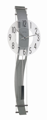 HERMLE Quartz pendulum wall clock, anthracite
