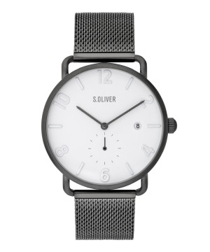s.Oliver SO-3719-MQ Stainless steel strap gray