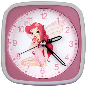 Children's Alarm Clock Fairy, sweeping second
