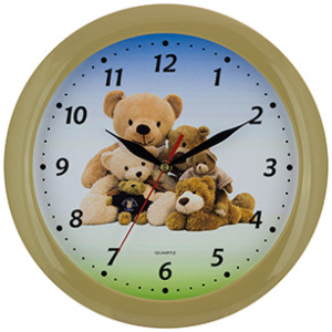 Kids' wall clock Teddy