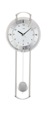 AMS radio controlled wall clock with pendulum Steyr II