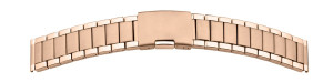 Bracelet-montre acier inoxydable 24mm rosé PVD poli/dépoli