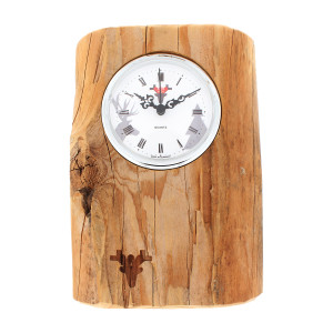 Matured forest clock, Made in Germany, white dial