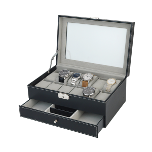 Watch and jewellery box for 12 watches