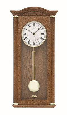 AMS Radio controlled pendulum wall clock Venedig