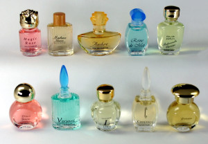 Parfume miniatures set, 10 pieces