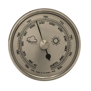 Barometer build-in weather instrument Ø 85mm, silver