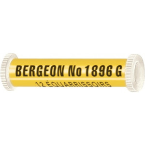 Jeu d'alésoirs à tenon Bergeon Ø 0,05 à Ø 0,30mm - contenu 12 pcs.