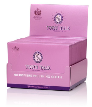 Mr Town Talk tissu de polissage en microfibre 12,5cm x 17,5cm