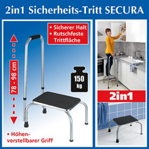 SECURA 2-in-1 safety step