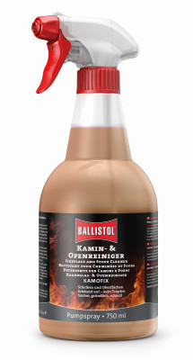 BALLISTOL Kamofix fireplace and oven cleaner, 750ml - removes the most stubborn dirt