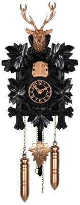 Cuckoo clock Effectline copper - black