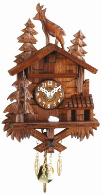 Linachtal cuckoo clock with 12 melodies and cuckoo call