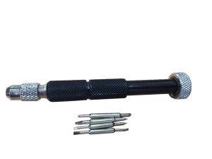 Universal screwdriver with 4 different bits