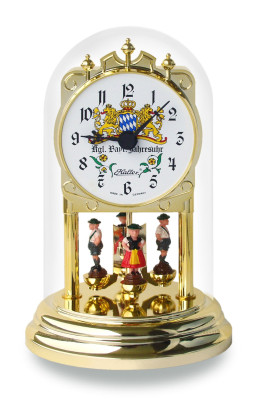 Horloge annuelle à quartz Haller Lola avec figures bavaroises