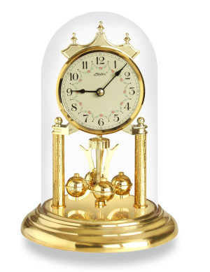 Horloge annuelle à quartz Haller Lucie avec guirlande de fleurs