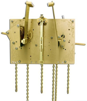 Chain hoist mechanism Hermle 1171-050, 8 days, PL 114cm