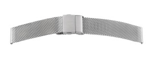 Bracelet métallique Quick Release Milaneise acier inoxydable 20mm acier satiné