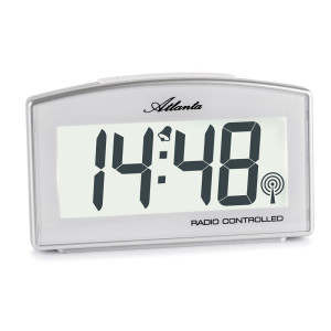 Atlanta 1803/0 Radio controlled alarm clock white