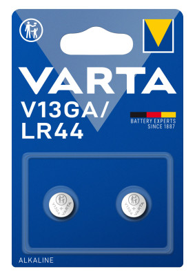 Pile Varta V13GA/LR44 - blister de 2 pièces