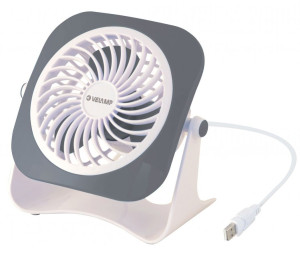 USB-Ventilator mit 360°-Drehungen - geräuscharm, flexibel einstellbar