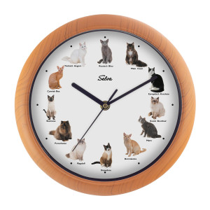 SELVA Horloge pour chats - EXCLUSIF
