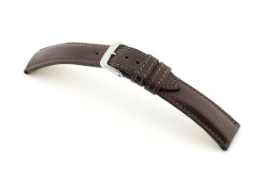 Bracelet cuir Sherwood 18 mm moka BIO