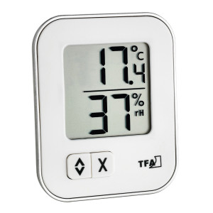 TFA Digital Thermo-Hygrometer Moxx, white