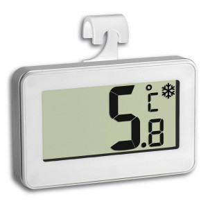 Digital thermometer, white - ideal for measuring the temperature in the fridge