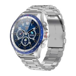 Atlanta 9719 fitness tracker - smartwatch - silver / blue