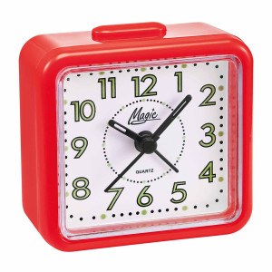 Atlanta 2199/1 quartz alarm clock red