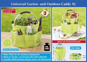 Garden caddy, green - in XL version