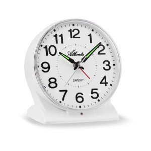 Atlanta 2180/0 quartz alarm clock white