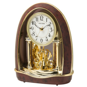 Atlanta 7796/20 grandfather clock brown / gold