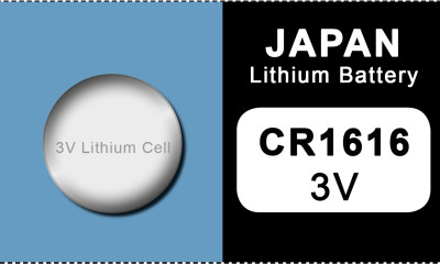 Japon 1616 Lithium Pile Bouton