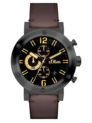 s.Oliver bracelet-montre brun SO-3096-LC