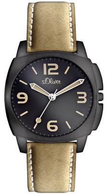 s.Oliver bracelet PU-/ cuir brun clair SO-2509-LQ