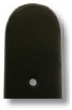 Lederband Merano 18mm schwarz glatt