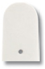 Lederband Merano 20mm weiß glatt