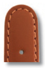 Bracelet-montre en cuir Phoenix 18mm cognac lisse