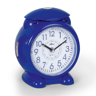 Atlanta 1985/5 blue Alarm Clock Quartz Owl, repetition