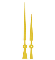 Hand pair Eurocode Lance yellow MHL:135mm