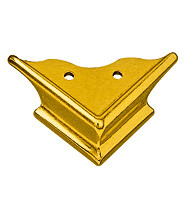 Corner base cast brass 45x45x13,5mm 1 pair