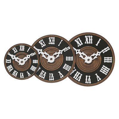 Number face plastic brown with roman numbers for cuckoo clock Ø: 110mm