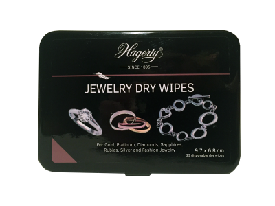 Hagerty Jewelry Dry Wipes 25 tissus secs jetable