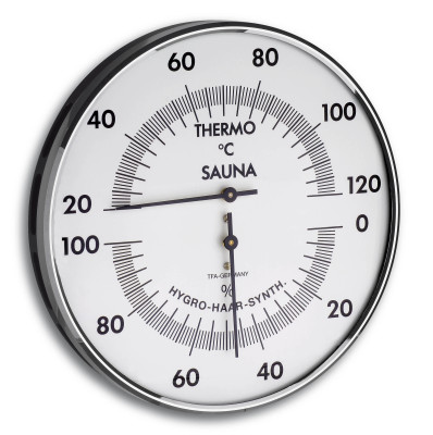 Sauna-Thermo-Hygrometer, Ø 132mm