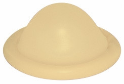 Doigtier en caoutchouc beige, sans poudre, taille XL, Ø 22 mm, en paquet de 144 pièces