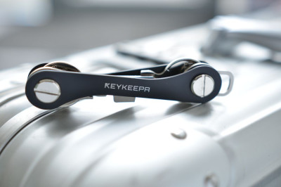 Keykeepa aluminium for up to 12 keys, black